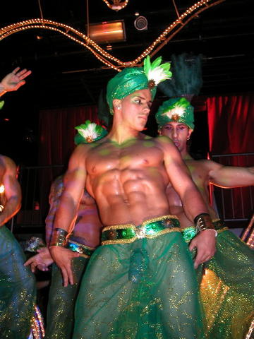 male exotic dance naked with erected cock