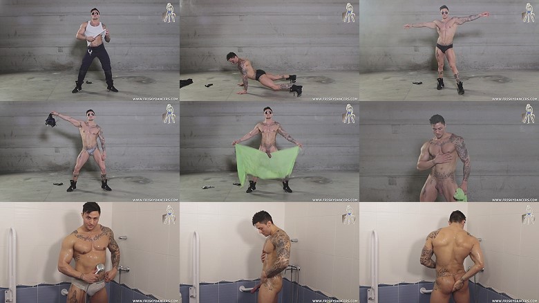 Nude stripper dance